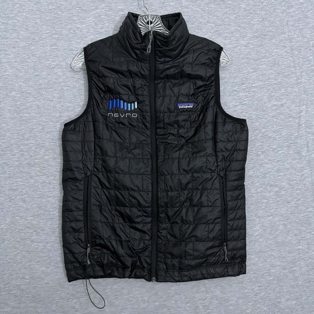 Patagonia Womens Large Black Nano Puff Full Zip Insulated Vest STY84247